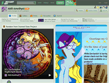 Tablet Screenshot of akili-amethyst.deviantart.com