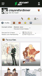 Mobile Screenshot of crayonsfordinner.deviantart.com