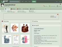Tablet Screenshot of crayonsfordinner.deviantart.com
