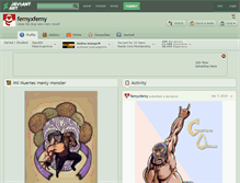 Tablet Screenshot of fernyxferny.deviantart.com