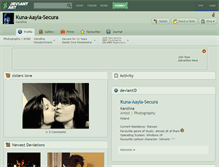 Tablet Screenshot of kuna-aayla-secura.deviantart.com