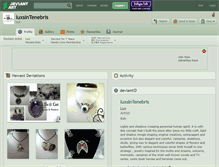 Tablet Screenshot of luxsintenebris.deviantart.com