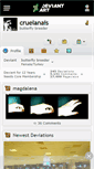 Mobile Screenshot of cruelanais.deviantart.com