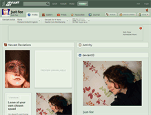 Tablet Screenshot of just-fee.deviantart.com