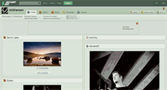 Desktop Screenshot of nickhanson.deviantart.com
