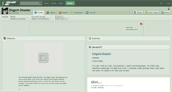 Desktop Screenshot of elegant-disaster.deviantart.com