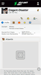 Mobile Screenshot of elegant-disaster.deviantart.com