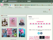 Tablet Screenshot of mewex.deviantart.com