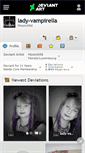Mobile Screenshot of lady-vampirella.deviantart.com