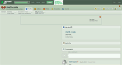 Desktop Screenshot of morti-e-sola.deviantart.com