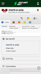 Mobile Screenshot of morti-e-sola.deviantart.com