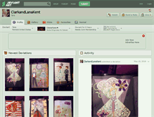 Tablet Screenshot of clarkandlanakent.deviantart.com
