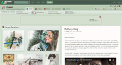 Desktop Screenshot of evalad.deviantart.com