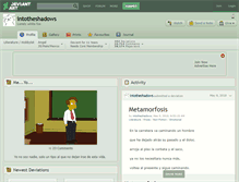 Tablet Screenshot of intotheshadows.deviantart.com