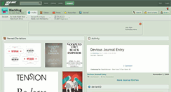 Desktop Screenshot of blackhug.deviantart.com