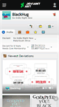 Mobile Screenshot of blackhug.deviantart.com