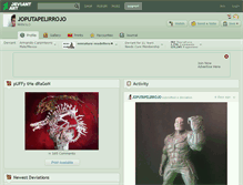 Tablet Screenshot of joputapelirrojo.deviantart.com