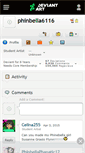 Mobile Screenshot of phinbella6116.deviantart.com