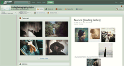 Desktop Screenshot of indiephotographyclub.deviantart.com