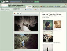 Tablet Screenshot of indiephotographyclub.deviantart.com