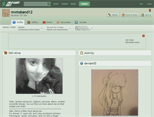 Tablet Screenshot of mvmsband12.deviantart.com