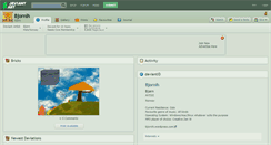 Desktop Screenshot of bjornih.deviantart.com