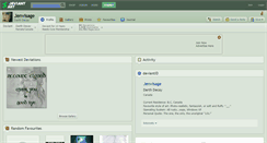 Desktop Screenshot of jenvisage.deviantart.com