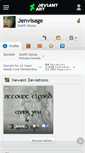 Mobile Screenshot of jenvisage.deviantart.com