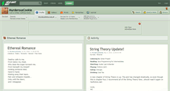 Desktop Screenshot of murderouscookie.deviantart.com