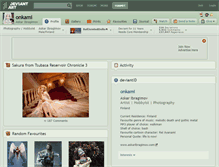 Tablet Screenshot of onkami.deviantart.com