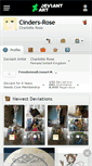 Mobile Screenshot of cinders-rose.deviantart.com