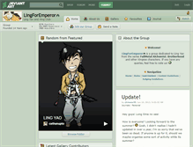 Tablet Screenshot of lingforemperor.deviantart.com