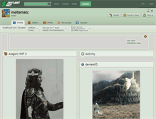 Tablet Screenshot of meltematc.deviantart.com