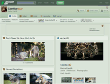 Tablet Screenshot of czertice.deviantart.com