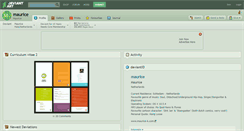 Desktop Screenshot of maurice.deviantart.com