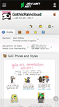 Mobile Screenshot of gothicraincloud.deviantart.com