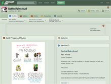 Tablet Screenshot of gothicraincloud.deviantart.com
