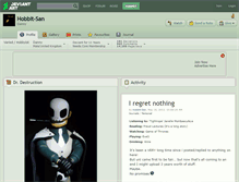 Tablet Screenshot of hobbit-san.deviantart.com