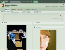 Tablet Screenshot of danceswithhuskies.deviantart.com