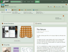 Tablet Screenshot of ao-li.deviantart.com