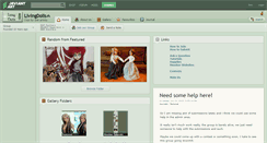 Desktop Screenshot of livingdolls.deviantart.com