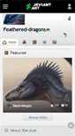 Mobile Screenshot of feathered-dragons.deviantart.com