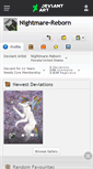 Mobile Screenshot of nightmare-reborn.deviantart.com