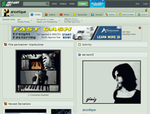 Tablet Screenshot of ancelique.deviantart.com