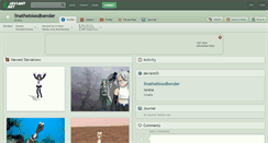 Desktop Screenshot of linathebloodbender.deviantart.com