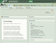 Tablet Screenshot of fi-l.deviantart.com