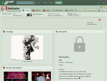 Tablet Screenshot of blackyaisa.deviantart.com