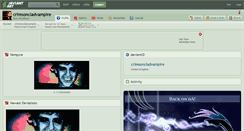 Desktop Screenshot of crimsoncladvampire.deviantart.com
