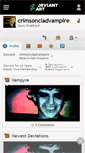 Mobile Screenshot of crimsoncladvampire.deviantart.com