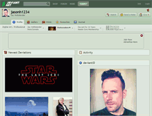 Tablet Screenshot of jasonh1234.deviantart.com